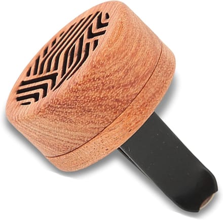 Houten Auto Diffuser Vent Clip, Mini Geurverspreider met Vulkanisch Steen, Draagbare Luchtverfrisser voor Auto en Thuis