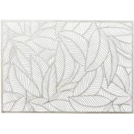 Unique Living | Placemat Nissa | Rechthoekig | Polyester | Zilver | 30x45cm