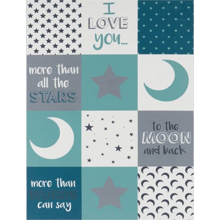 Kindertapijt wasbaar Aleynia turquoise 140x200 cm