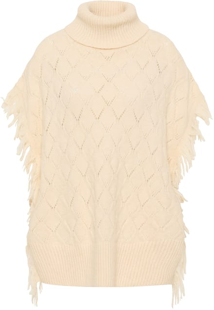 IZIA gebreide poncho gaya