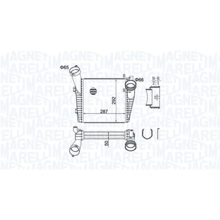 InlaatluchtRadiator MAGNETI MARELLI 351319204400