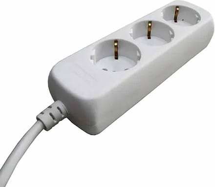 VB 41312 Tafelcontactdoos 3-Voudig + RA | 5M 3x1mm