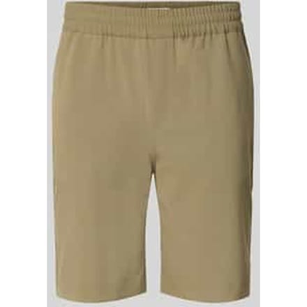 Shorts met elastische tailleband model 'Samos'