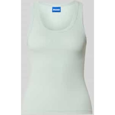 Regular fit tanktop van katoenmix model 'Damatank_B'