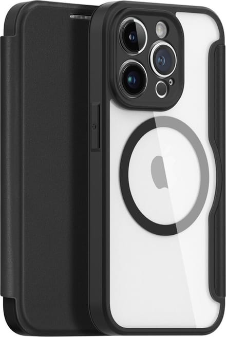 Dux Ducis - iPhone 14 Pro Max Hoesje - Geschikt voor Magsafe - Book Case - Zwart