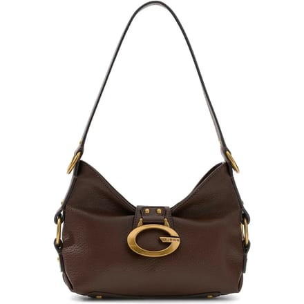 GUESS schoudertas Camden Mini Shoulder Bag Espresso donkerbruin