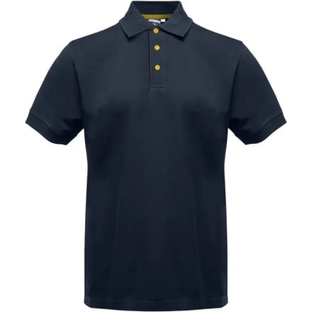 Polo met contrasterende knopen Pen Duick