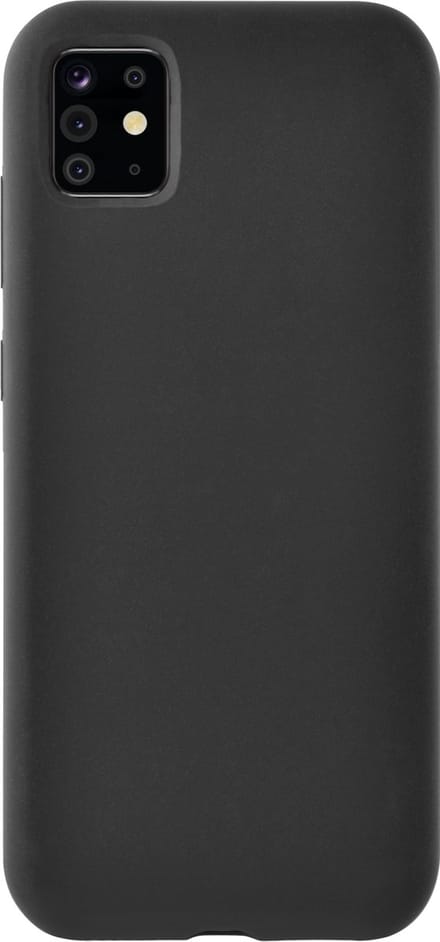 Azuri Samsung Galaxy Note 10 Lite hoesje - Siliconen backcover - Zwart