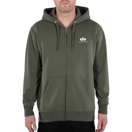 Hooded sweatshirt Alpha Industries Basic Zip