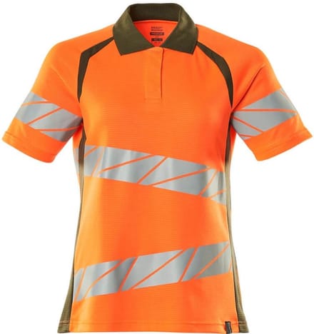Mascot Accelerate Safe Poloshirt 19093-771 - hi-vis oranje/mosgroen - XL