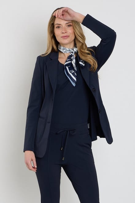 Mi Piace Travel Blazer Dames - Navy - Maat M/38 - 202102A
