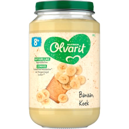 Olvarit Banaan koek 8M51 200 Gram