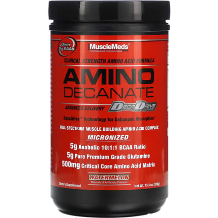 MuscleMeds, Amino Decanoate, Pastèque, 13,3 oz (378 g)