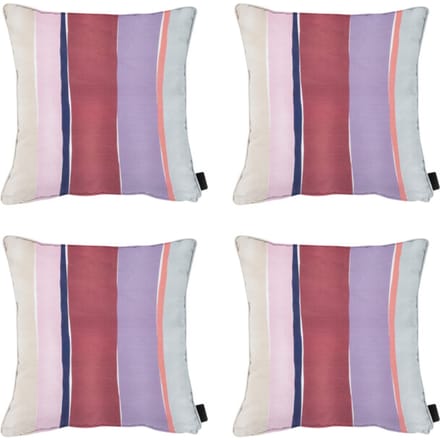 Madison - Sierkussen Nox - Mulitkleur - 50x50x10cm - Set van 4