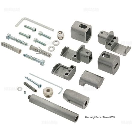 Zehnder room divider mounting accessories with footrest 931131