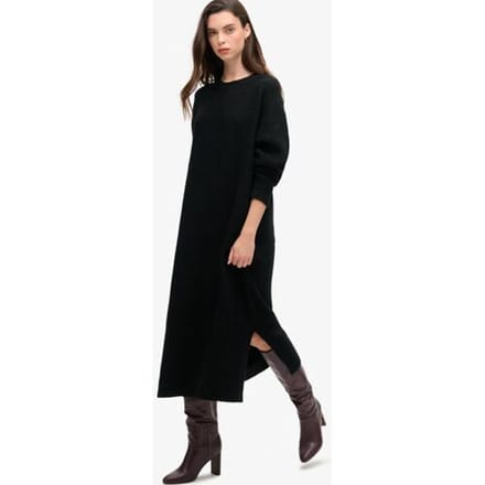 Middellange losse pull jurk voor dames Superdry