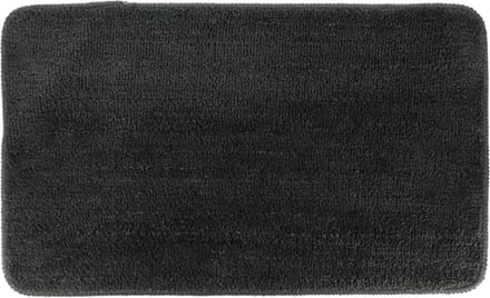 Tendance Badmat Aquarius - microfiber - hoogpolig - antraciet - 45 x75 cm - absorberend - badkamer - antislip