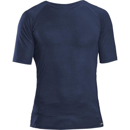 GripGrab - Maat XS - Merino Polyfibre S/S Base Layer Sportshirt Unisex - Navy