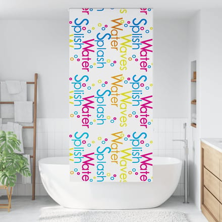vidaXL - Doucherolgordijn - 110x240 - cm - stofbreedte - 106 - cm