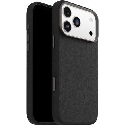 OtterBox Symmetry Cactus leren Backcover met MagSafe voor de Apple iPhone 17 Pro Max - Noir Ash