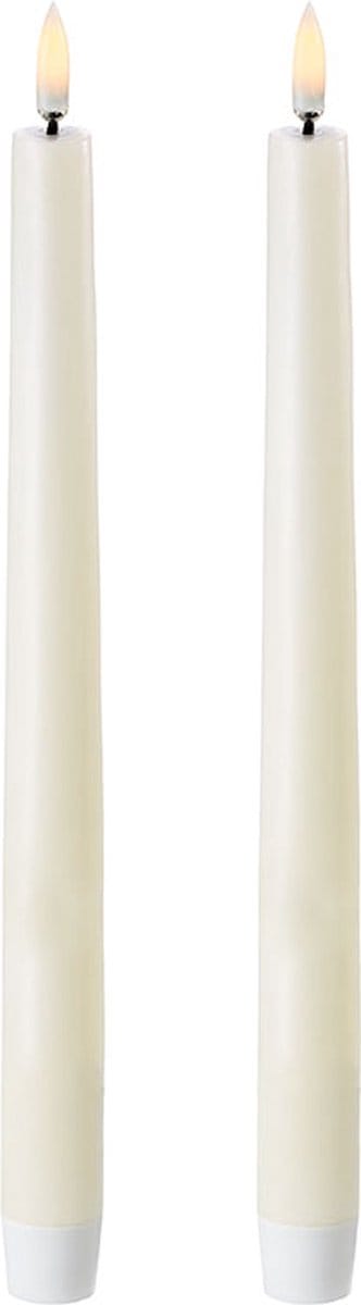 Uyuni Led Tafelkaars Ivory- 25CM - Set van 2