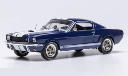 Ford Mustang Shelby GT 350 1965 Donker Blauw Modelauto 1/43 Ixo Models