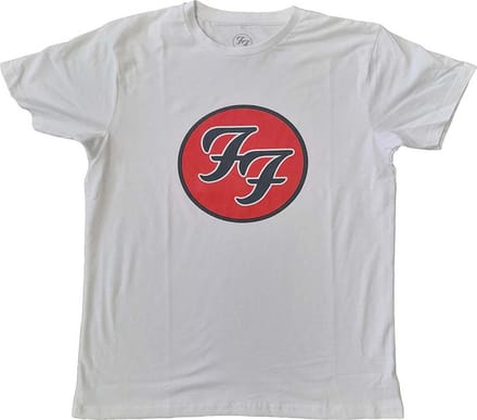 Foo Fighters - FF Logo Heren T-shirt - 2XL - Wit