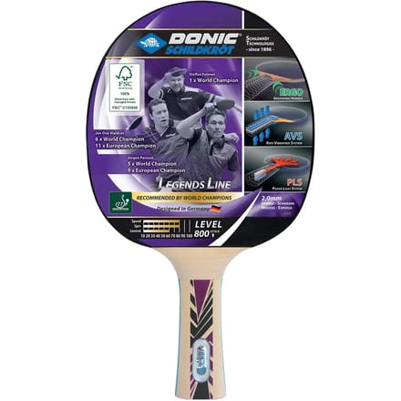 Tafeltennisracket Schildkröt Legends 800 FSC