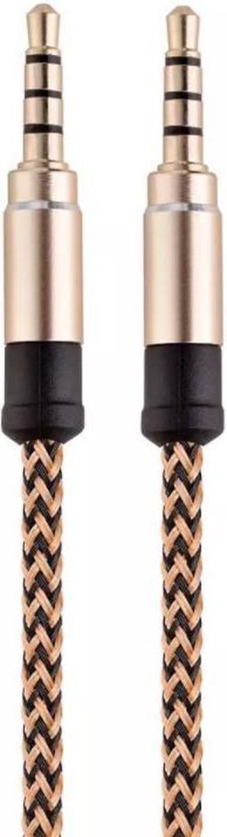 Jack Kabel 3.5 mm  - Male to Male - Universeel - Goud - 3 meter - Allteq