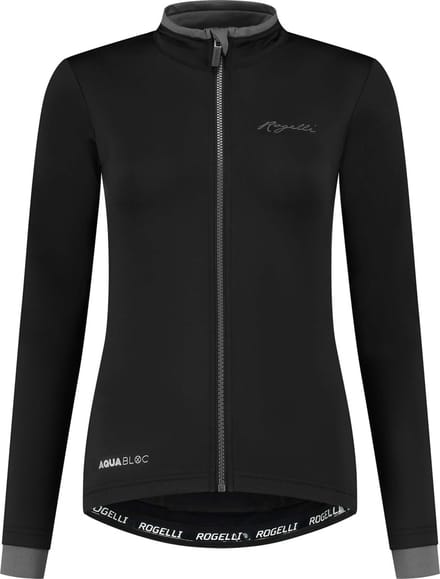 Rogelli Essential Fietsshirt - Lange Mouwen - Dames - Zwart - Maat M