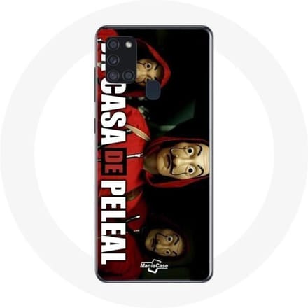 Samsung Galaxy A21S hoesje La casa de papel Het masker van Dali