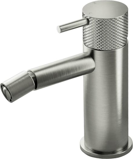 Hotbath Cobber X Bidetmengkraan zonder Waste - Geborsteld Nikkel