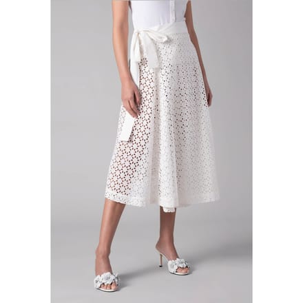 Anne Fontaine Cagliari White Größe: M | Midiröcke Outlet | Damen | Weiß
