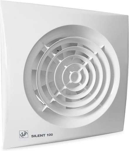 Soler & Palau  Badkamer - Toilet - Ventilator | Silent 100 CRZ badkamerventilator timer 95 m3/h