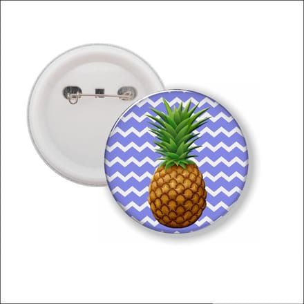 Button Met Speld - Ananas