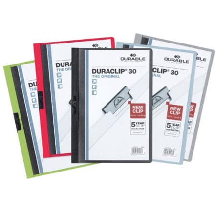 Durable klemmap Duraclip Original 30 geassorteerde kleuren