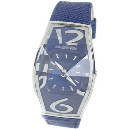Horloge CHRONOTECH CT7932AM-83. Kwarts, Kleur blauw. Man. beige