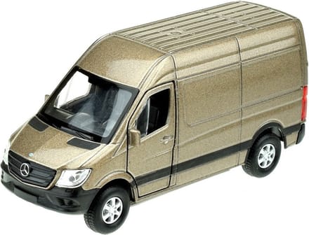 Modelauto Mercedes Benz Sprinter taupe 1:34