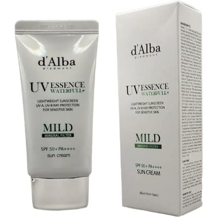 dAlba Waterfull Crème Solaire Douce SPF50+ PA++++ – 50ml
