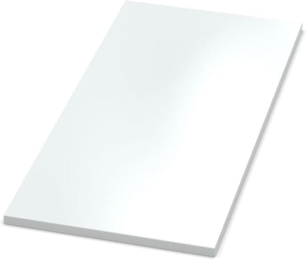Tafelblad - Werkblad Blad - Meubels Maken - Robuuste ABS-rand - 50x50 cm - Wit