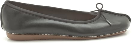 Clarks - Damesschoenen  - Freckle Ice - Black Leather - Maat 40