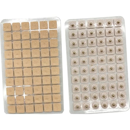 600 Stuks Magnetische Acupressuur Oorpunt Pleisters Magnetische Acupressuur Oorkralen Telt Pellets voor Oor white