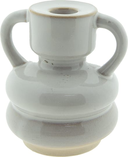 Clayre & Eef Kandelaar 9 cm Beige Porselein