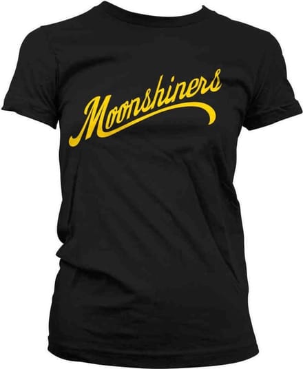 Moonshiners Dames Tshirt -S- Logo Zwart
