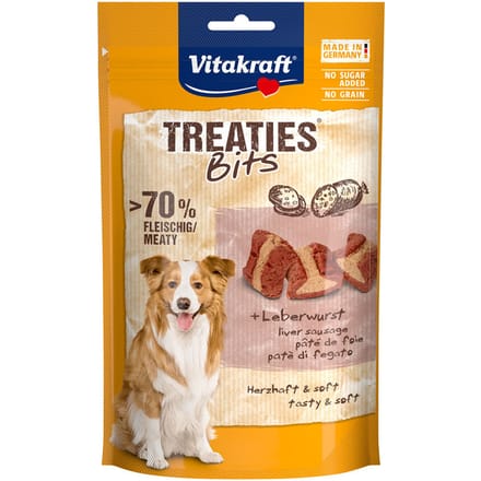 Vitakraft Treaties Bits Leverworst - Hondensnack - 120 g