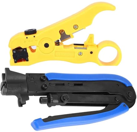 Dailygoody - Coaxiale kabelstripper - Kabelkrimptang - Ergonomisch