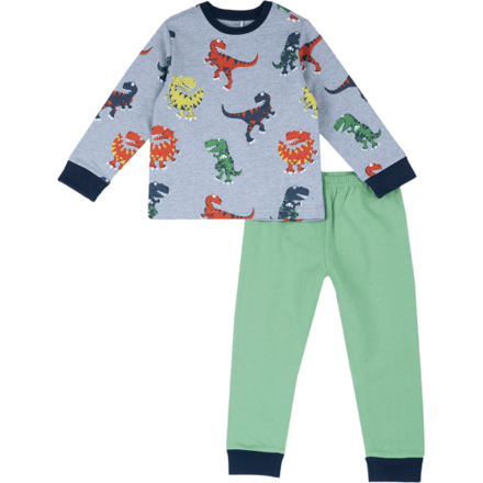 Chicco pyjama met lange mouwen 74 middengroen