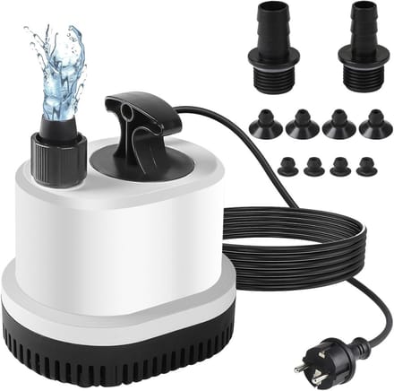 RVV® Dompelpomp Zwembad - Dompelpomp - Dompelwaterpomp - 1500L - 25Watt