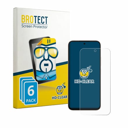 BROTECT - Screenprotector voor Oppo A6t - Folie Beschermfolie transparant 6 Stuks