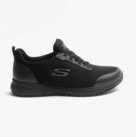 SQUAD SR Dames Brede Pasvorm Beroepsschoenen Zwart